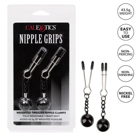 Nipple Grips Weighted Tweezer Clamps - Save 25% - Sale