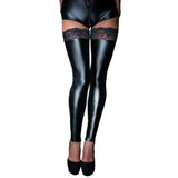Noir Handmade Black Footless Lace Top Stockings - Fast Shipping - Sale United Kingdom Stoke-on-trent