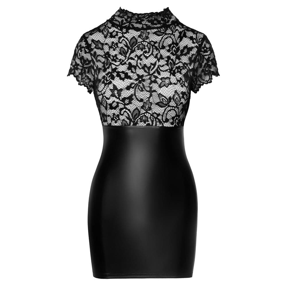 Noir Lace Mini Dress - Sale