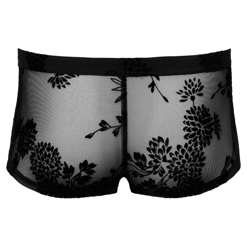 Noir Sheer Floral Lace Pants - Fast Shipping - Sale United Kingdom Stoke-on-trent