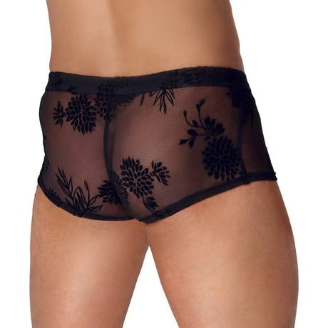Noir Sheer Floral Lace Pants - Fast Shipping - Sale United Kingdom Stoke-on-trent