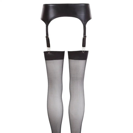 Noxqse Wet Look Suspender Belt and Stockings - Noxqse and - Fast Shipping - Sale United Kingdom Stoke-on-trent