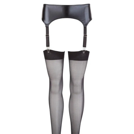 Noxqse Wet Look Suspender Belt and Stockings - Noxqse and - Fast Shipping - Sale United Kingdom Stoke-on-trent