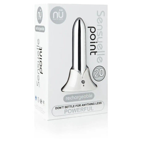 Nu Sensuelle Point 20 Function Bullet Silver Sex Toys Save 20% Fast Shipping Vibrator United Kingdom Stoke on Trent