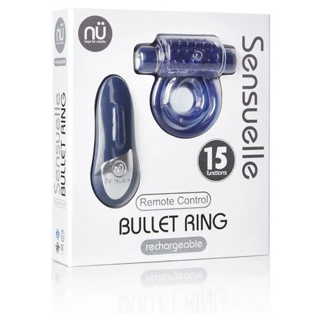 Nu Sensuelle Remote Control 15 Function Cockring Blue - Sex Toys - Save 20% - Fast Shipping - Sale United Kingdom Stoke-on-trent