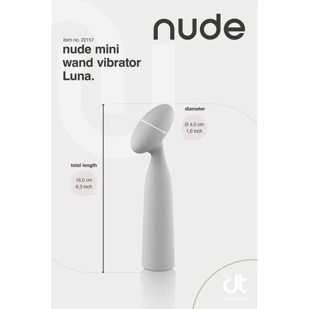Nude Luna Mini Wand Vibrator - Save 25% - Fast Shipping - United Kingdom Stoke-on-trent