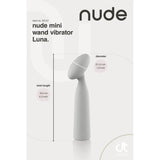 Nude Luna Mini Wand Vibrator - Save 25% - Fast Shipping - United Kingdom Stoke-on-trent
