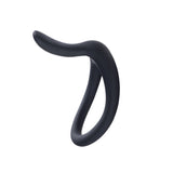 URI Black Penis Cock Ring Male Enhancer Sex Toy For Men Silicone Black