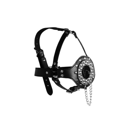 Open Mouth Gag Head Harness with Plug Stopper - Save 25% - Fast Shipping - Sale United Kingdom Stoke-on-trent