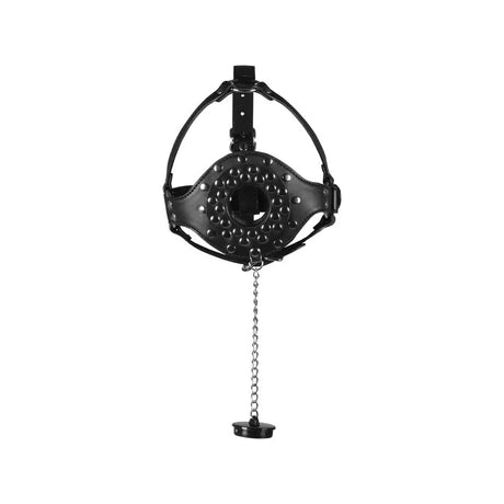 Open Mouth Gag Head Harness with Plug Stopper - Save 25% - Fast Shipping - Sale United Kingdom Stoke-on-trent