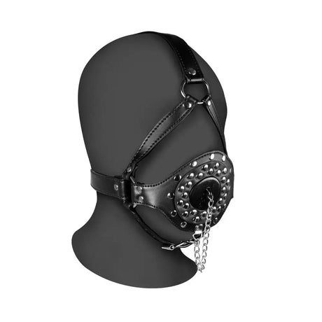 Open Mouth Gag Head Harness with Plug Stopper - Save 25% - Fast Shipping - Sale United Kingdom Stoke-on-trent