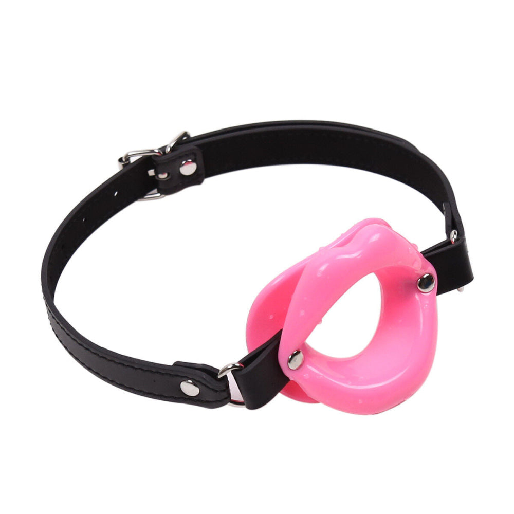 Open Mouth Lip Gags - Pink / Adjustable