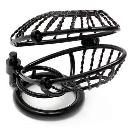 Opening Metal Male Chastity Device with 2 Padlocks - Save 30% - with - Fast Shipping - Sale United Kingdom Stoke-on-trent