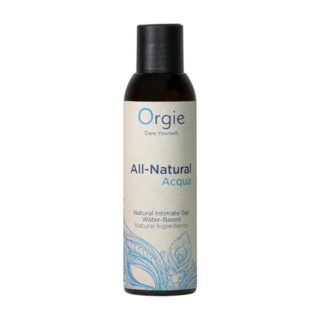 Orgie All Natural Acqua Lube Lubricant Waterbased Gel Edible Sex Aid Bottle - Save 5% - Sale United Kingdom Stoke-on-trent