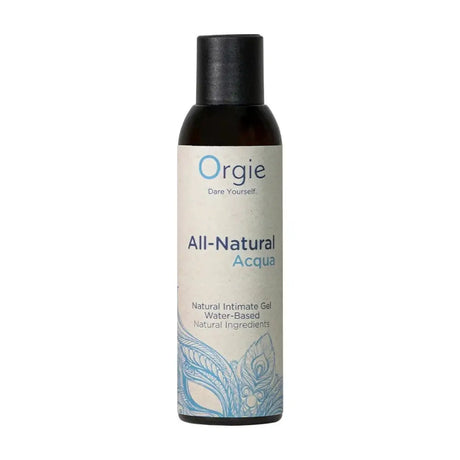 Orgie All Natural Acqua Lube Lubricant Waterbased Gel Edible Sex Aid Bottle - Save 5% - Sale United Kingdom Stoke-on-trent