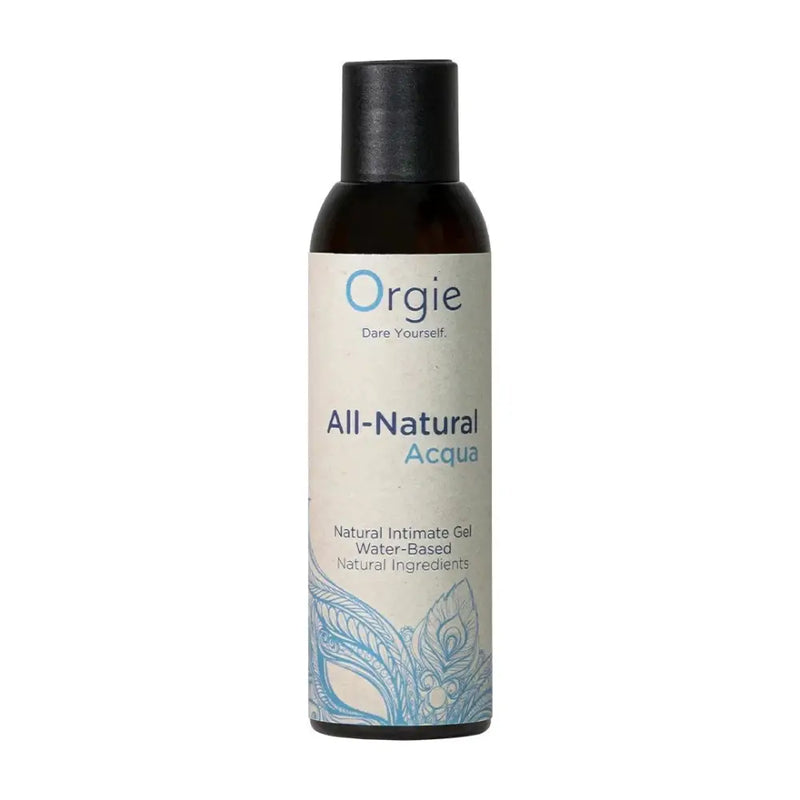 Orgie All Natural Acqua Lube Lubricant Waterbased Gel Edible Sex Aid Bottle - Save 5% - Sale United Kingdom Stoke-on-trent