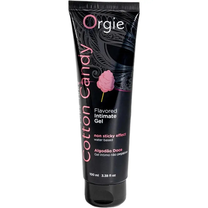 Orgie Cotton Candy Flavoured Lube Lubricant Waterbased Gel Edible Sex Aid Bottle - Save 5% - Sale United Kingdom Stoke-on-trent