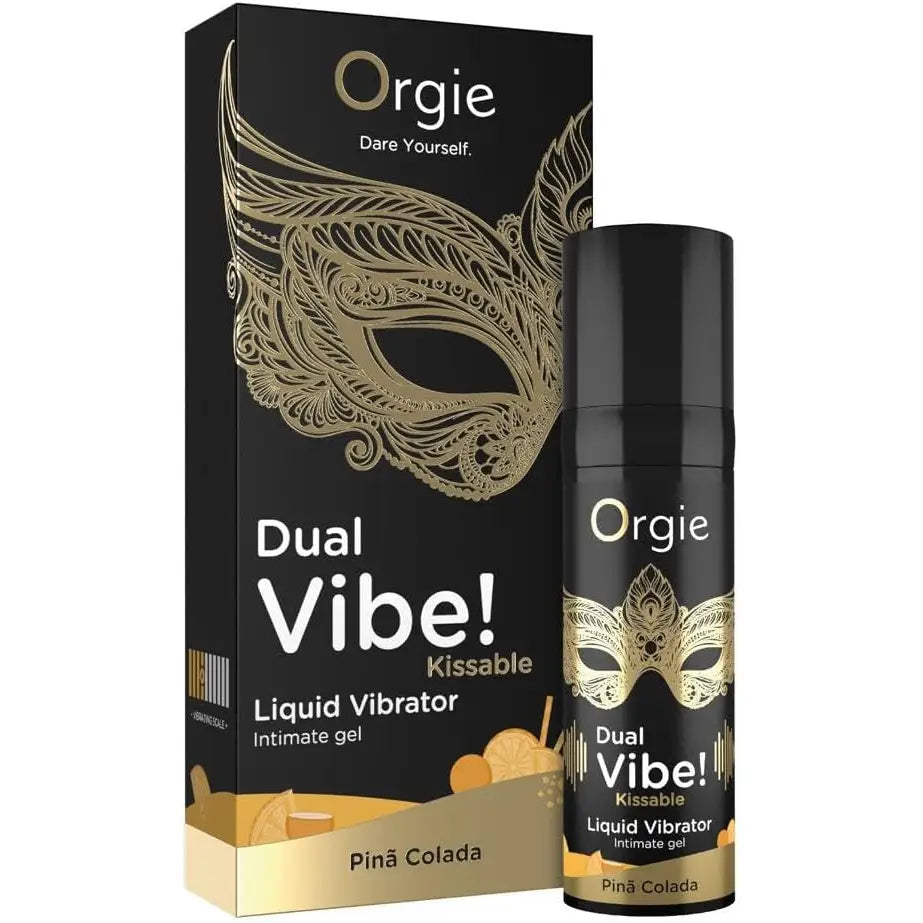 Orgie Dual Vibe - Kissable Liquid Vibrator - Pinã Colada - Save 20% - Fast - Sale United Kingdom Stoke-on-trent