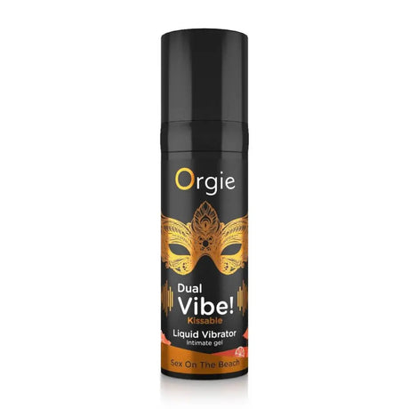 Orgie Dual Vibe - Kissable Liquid Vibrator - Sex on the Beach 15ml - Save 20% - on the - Sale United Kingdom Stoke-on-trent