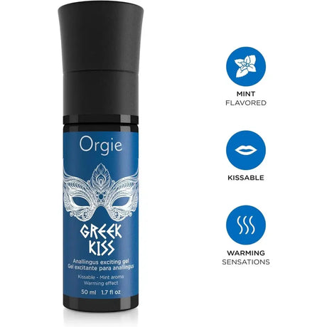 Orgie Greek Kiss Aphrodisiac Analingus Stimulating Gel Kissable Warming 50 Ml Save 15% Sale United Kingdom Stoke on Trent