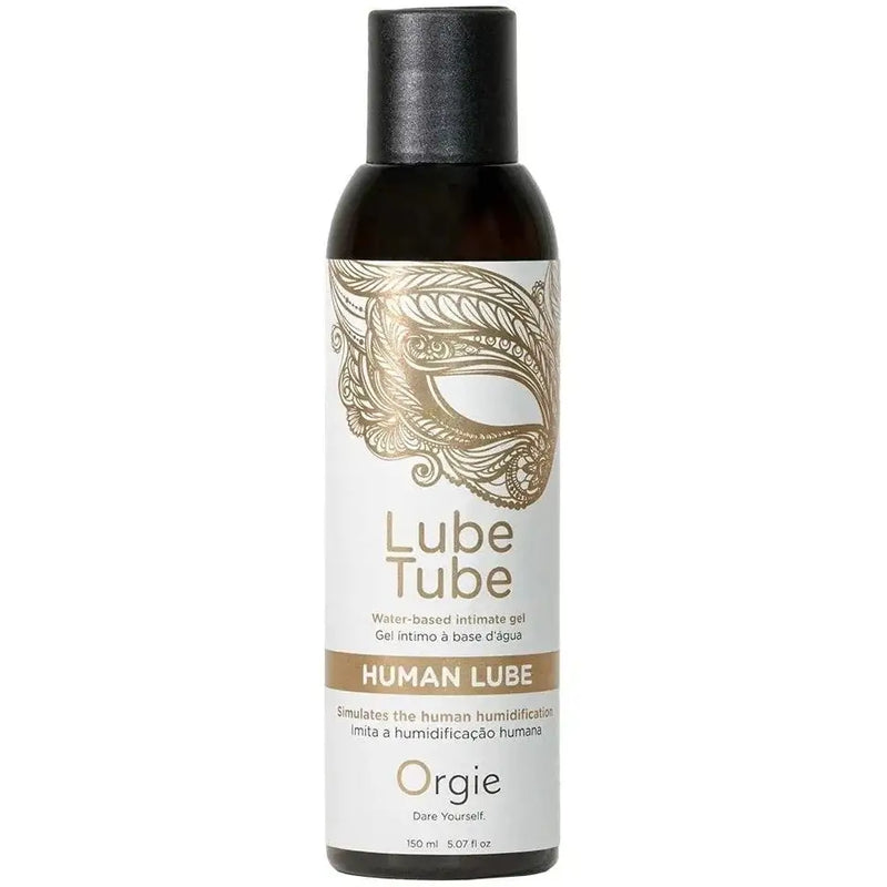 Orgie Natural Human Lube Lubricant Waterbased Gel Edible Sex Aid Bottle 150ml - Save 10% - Sale United Kingdom Stoke-on-trent