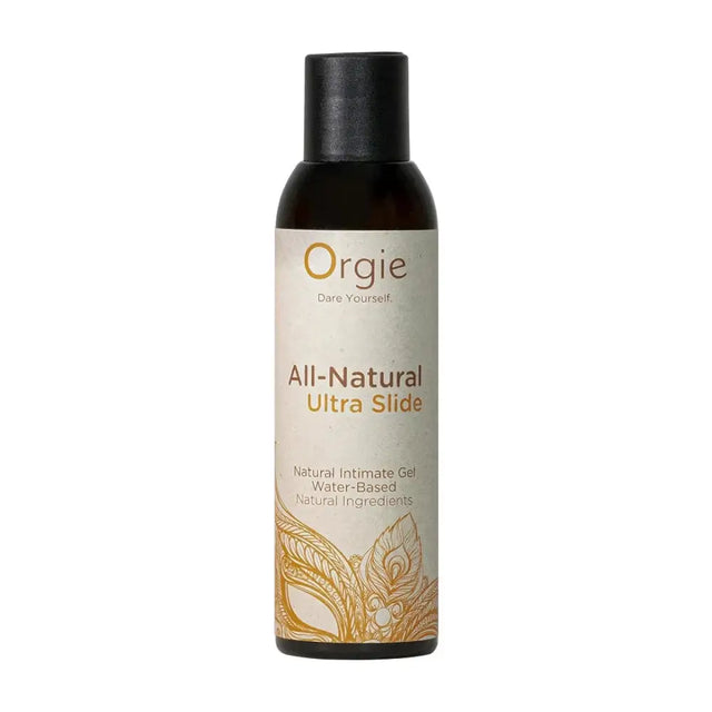 Orgie Natural Ultra Slide Lube Lubricant Water Based Gel Edible Sex Aid Bottle - Save 5% - Sale United Kingdom Stoke-on-trent