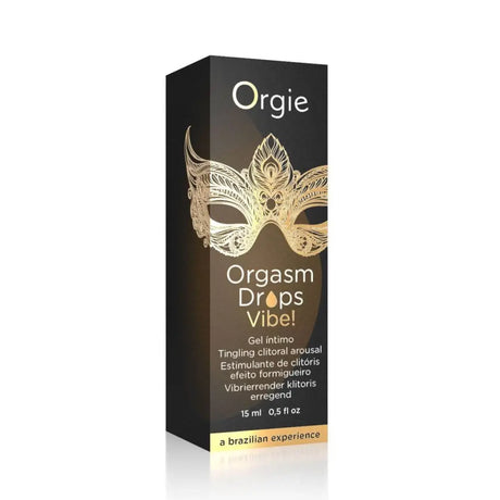 Orgie Orgasm Drops - Vibe! - Tingling Clitoral Arousal Serum 15ml - Save 25% - Sale United Kingdom Stoke-on-trent