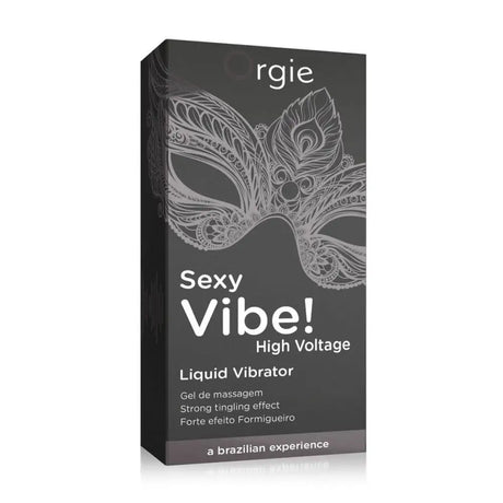Orgie Sexy Vibe! High Voltage Liquid Vibrator 15ml - Save 15% - Fast Shipping - Sale United Kingdom Stoke-on-trent