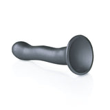 Ouch Silicone Curvy G Spot Dildo 7inch Metallic Gray
