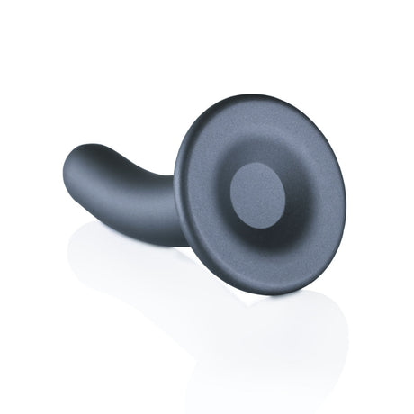 Ouch Silicone G Spot Dildo 5inch Metallic Grey