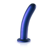 OUCH Silicone G Spot consolador de 7 pulgadas Metálico azul