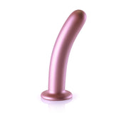 Ai silicone g spot vibrador 7 polegadas rosa metálica