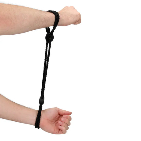 Ouch Adjustable Rope Hand Cuffs - Save 25% - Fast Shipping - Sale United Kingdom Stoke-on-trent