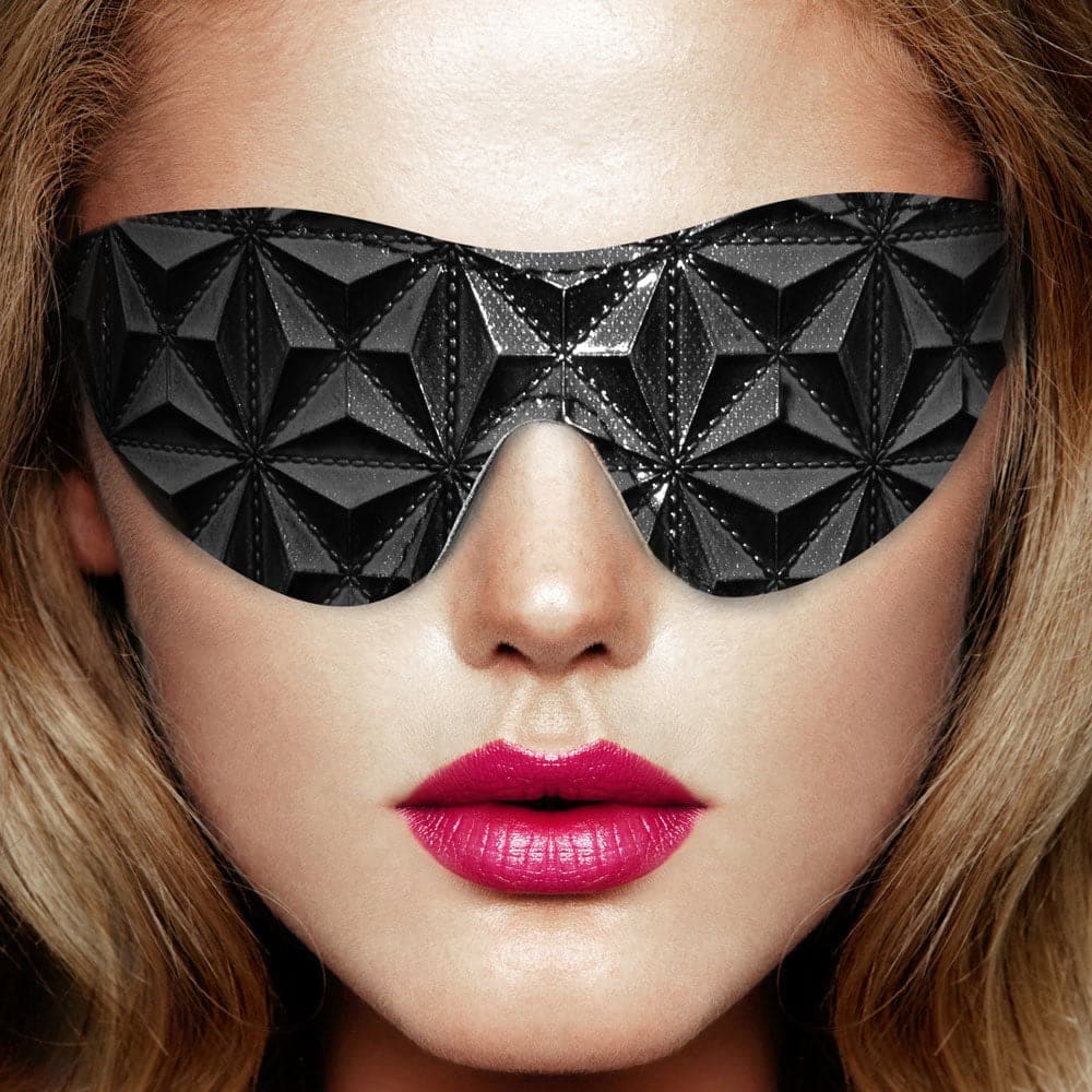 Ouch Black Luxury Eye Mask - Save 30% - Sale