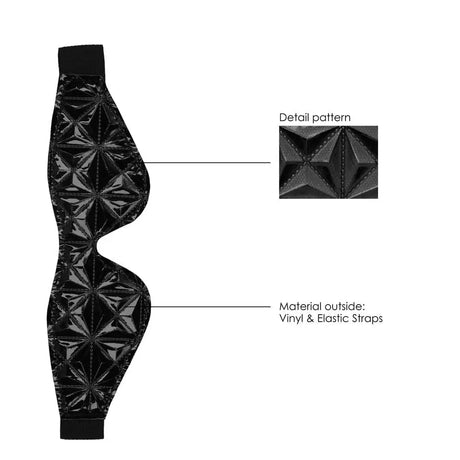 Ouch Black Luxury Eye Mask - Save 25% - Fast Shipping - Sale United Kingdom Stoke-on-trent