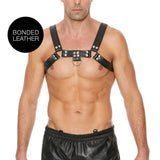 Ouch Chest Bulldog Harness Black Large to Xlarge - Save 30% - Fast Shipping - Sale United Kingdom Stoke-on-trent