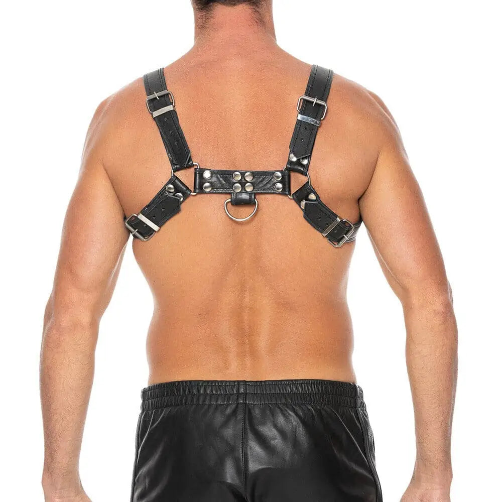 Ouch Chest Bulldog Harness Black Large to Xlarge - Save 30% - Fast Shipping - Sale United Kingdom Stoke-on-trent