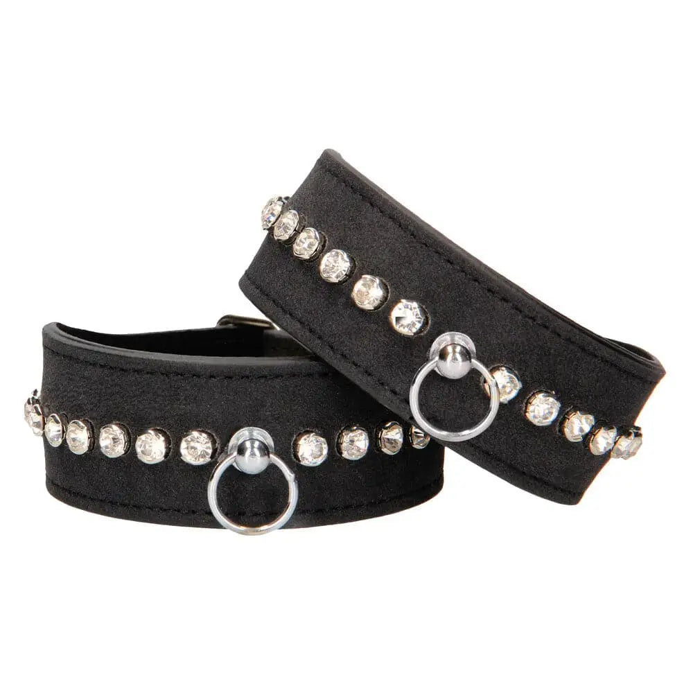 Ouch Diamond Studded Wrist Cuffs - Save 30% - Fast Shipping - Sale United Kingdom Stoke-on-trent
