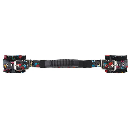 Ouch Old School Tattoo Printed Hand Cuffs with Handle - Save 25% - with - Fast Shipping - Sale United Kingdom Stoke-on-trent