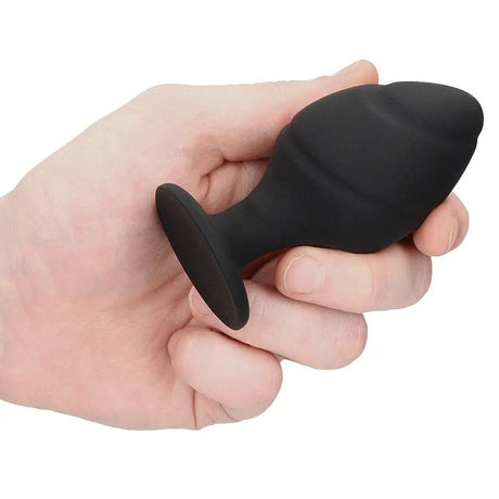 Ouch Silicone Swirled Butt Plug Set Black - Save 25% - Fast Shipping - Sale United Kingdom Stoke-on-trent