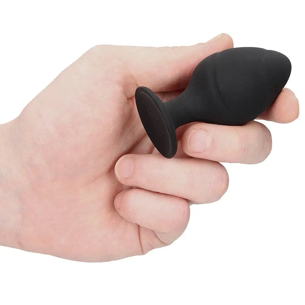Ouch Silicone Swirled Butt Plug Set Black - Save 25% - Fast Shipping - Sale United Kingdom Stoke-on-trent