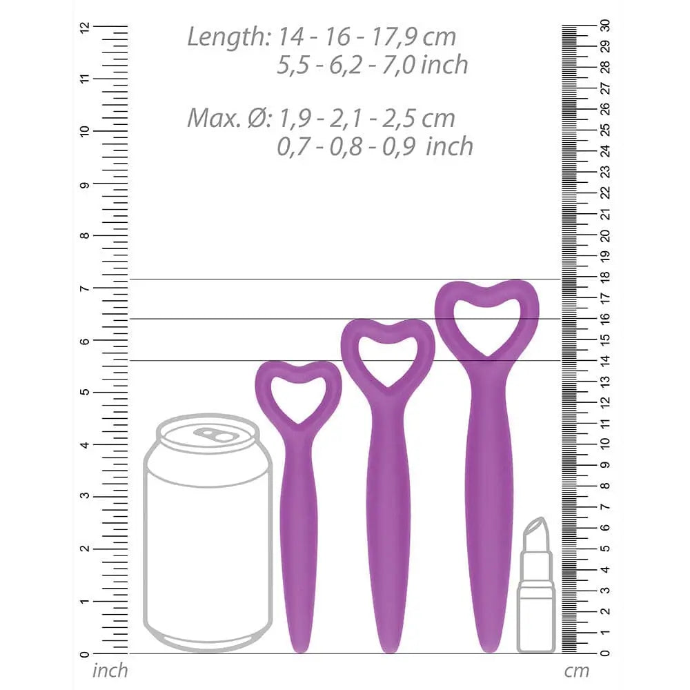 Ouch Silicone Vaginal Dilator Set Purple - Save 25% - Fast Shipping - Sale United Kingdom Stoke-on-trent