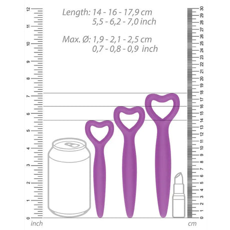 Ouch Silicone Vaginal Dilator Set Purple - Save 25% - Fast Shipping - Sale United Kingdom Stoke-on-trent