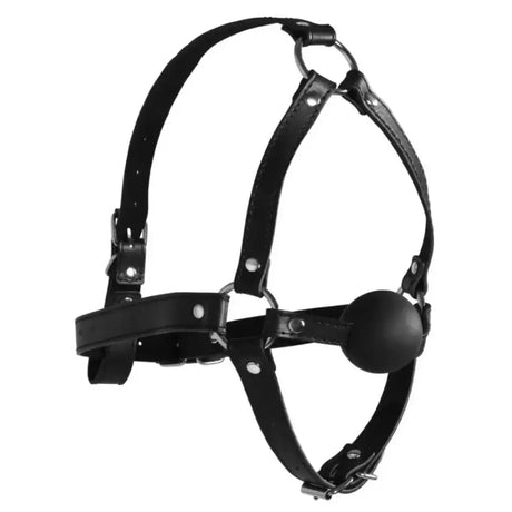 Ouch! Xtreme Adjustable Head Harness Bridle with Solid Ball Gag Bdsm Bondage - Save 10% - Sale United Kingdom Stoke-on-trent