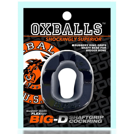 Oxballs Big-d Shaft Grip Cockring Black - Save 20% - Sale