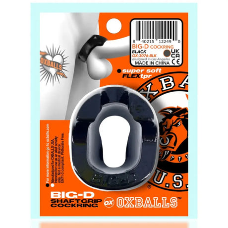 Oxballs Big-d Shaft Grip Cockring Black - Save 30% - Big-d - Fast Shipping - Sale United Kingdom Stoke-on-trent
