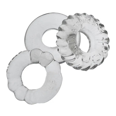 Oxballs Bonemaker 3-pack Boner Cockring Kit Clear - Save 25% - 3-pack - Fast Shipping - Sale United Kingdom Stoke-on-trent
