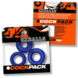 Oxballs Cockpack Multi Design 3 Pack Blue Fire - Save 10% - Sale United Kingdom Stoke-on-trent