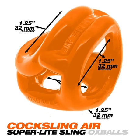 Oxballs Cocksling Air Original Made Lite Orange - Save 30% - Fast - Sale United Kingdom Stoke-on-trent