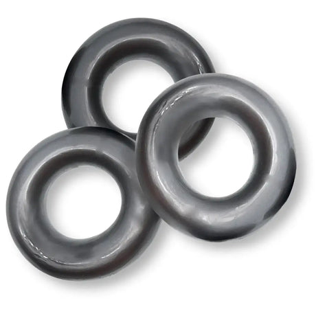 Oxballs Fat Willy 3-pack Jumbo Cockrings Steel - Save 25% - 3-pack - Fast Shipping - Sale United Kingdom Stoke-on-trent